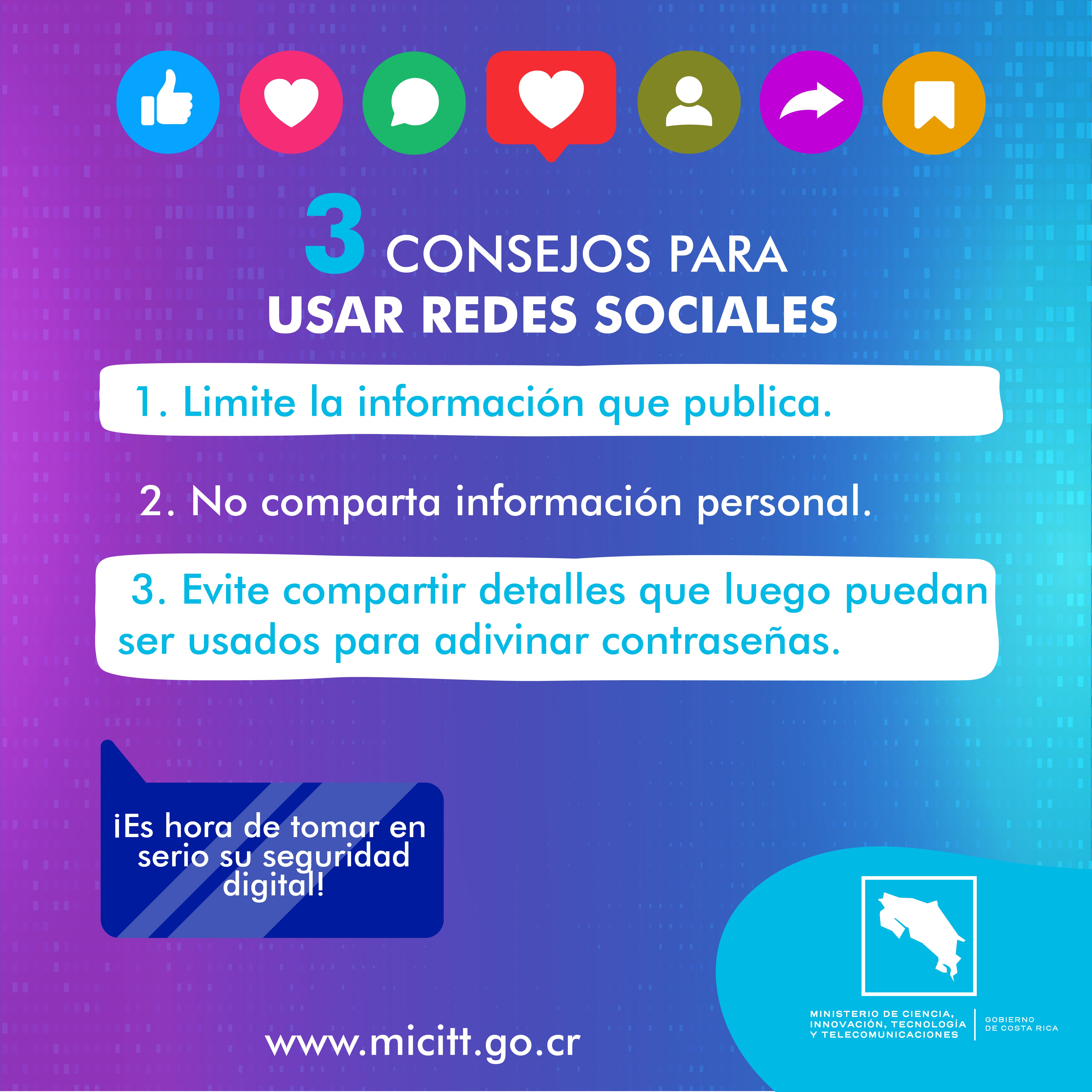 3 Consejos para usar redes sociales