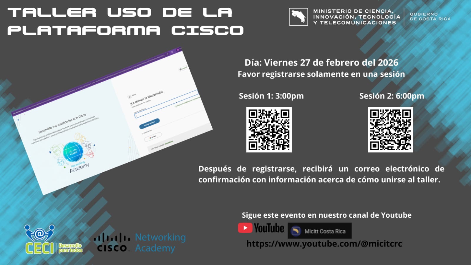 Invitación de la actividad
