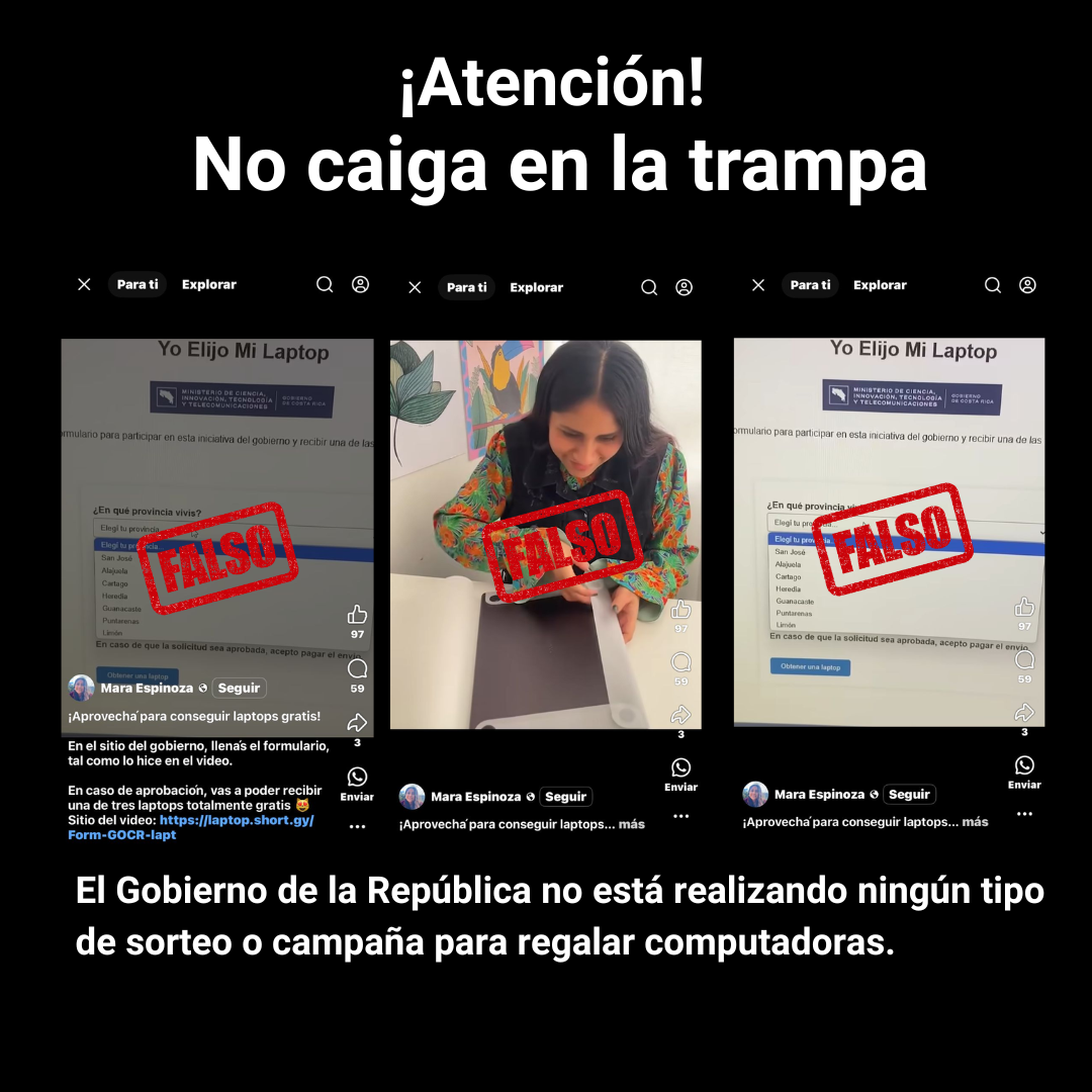 Capturas de las imagenes engañosas