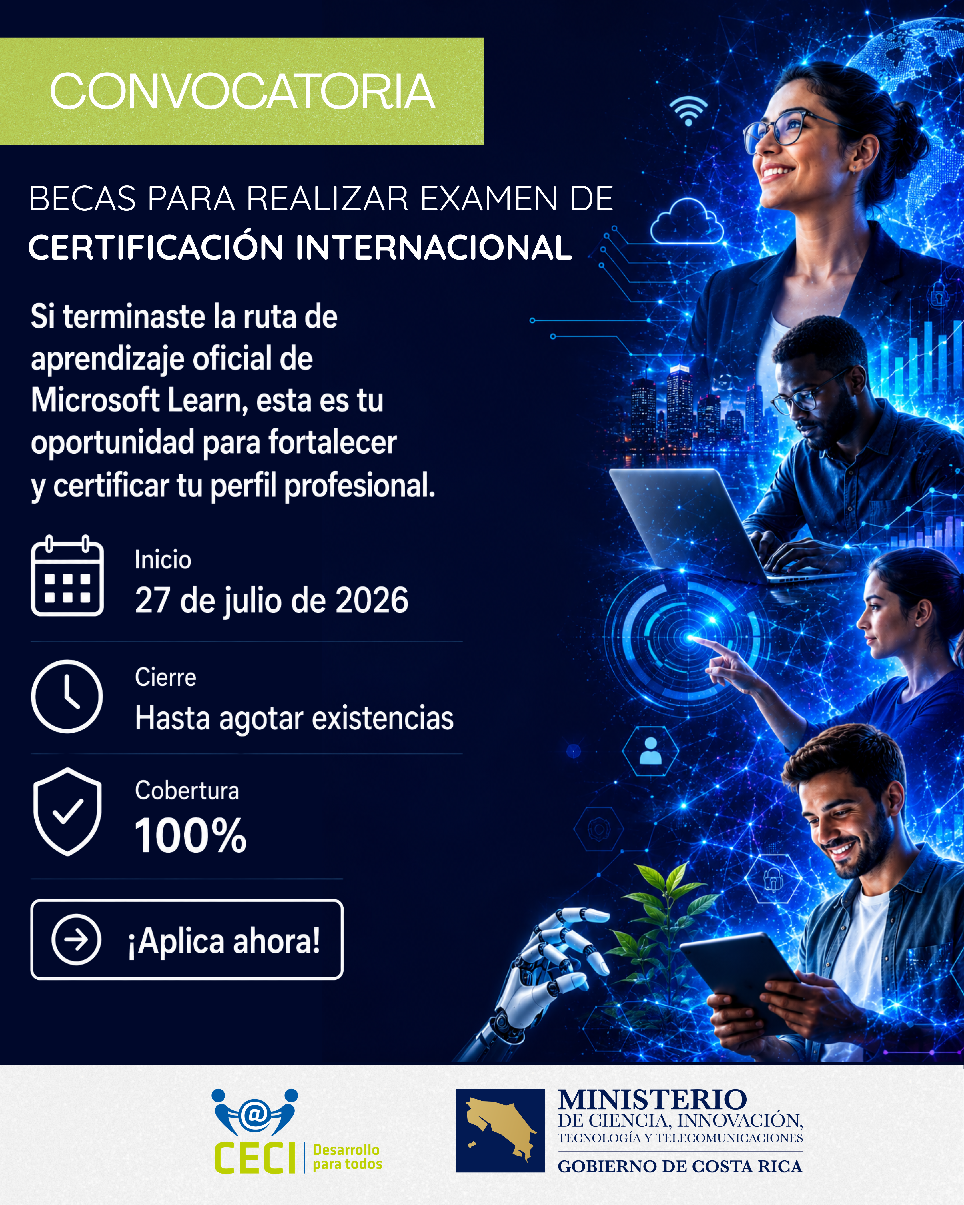 Afiche de la convocatoria