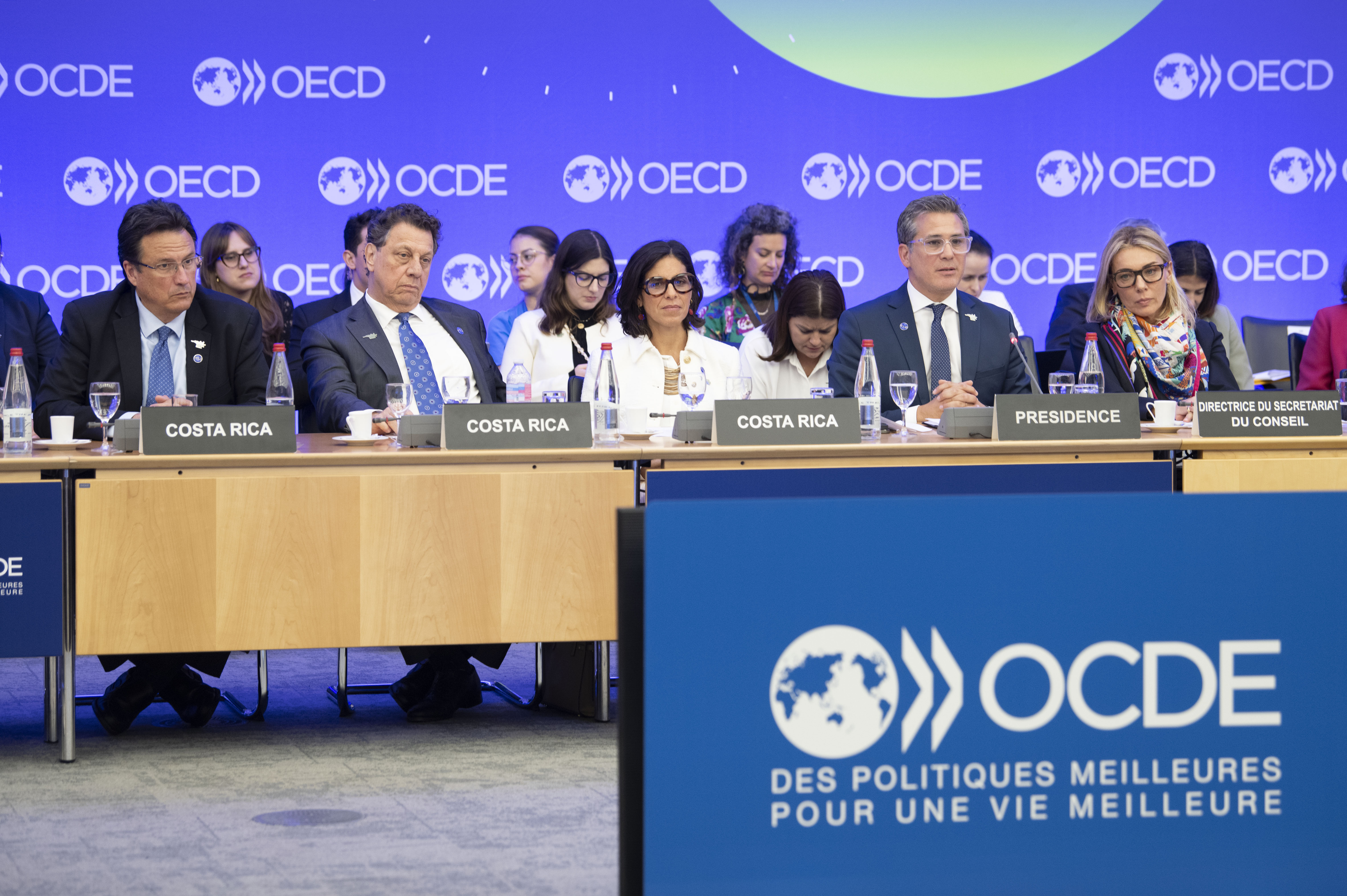 Costa Rica culmina con éxito su histórica presidencia de la Reunión Ministerial del Consejo de la OCDE