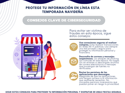 Protege tu información en Línea esta temporada navideña